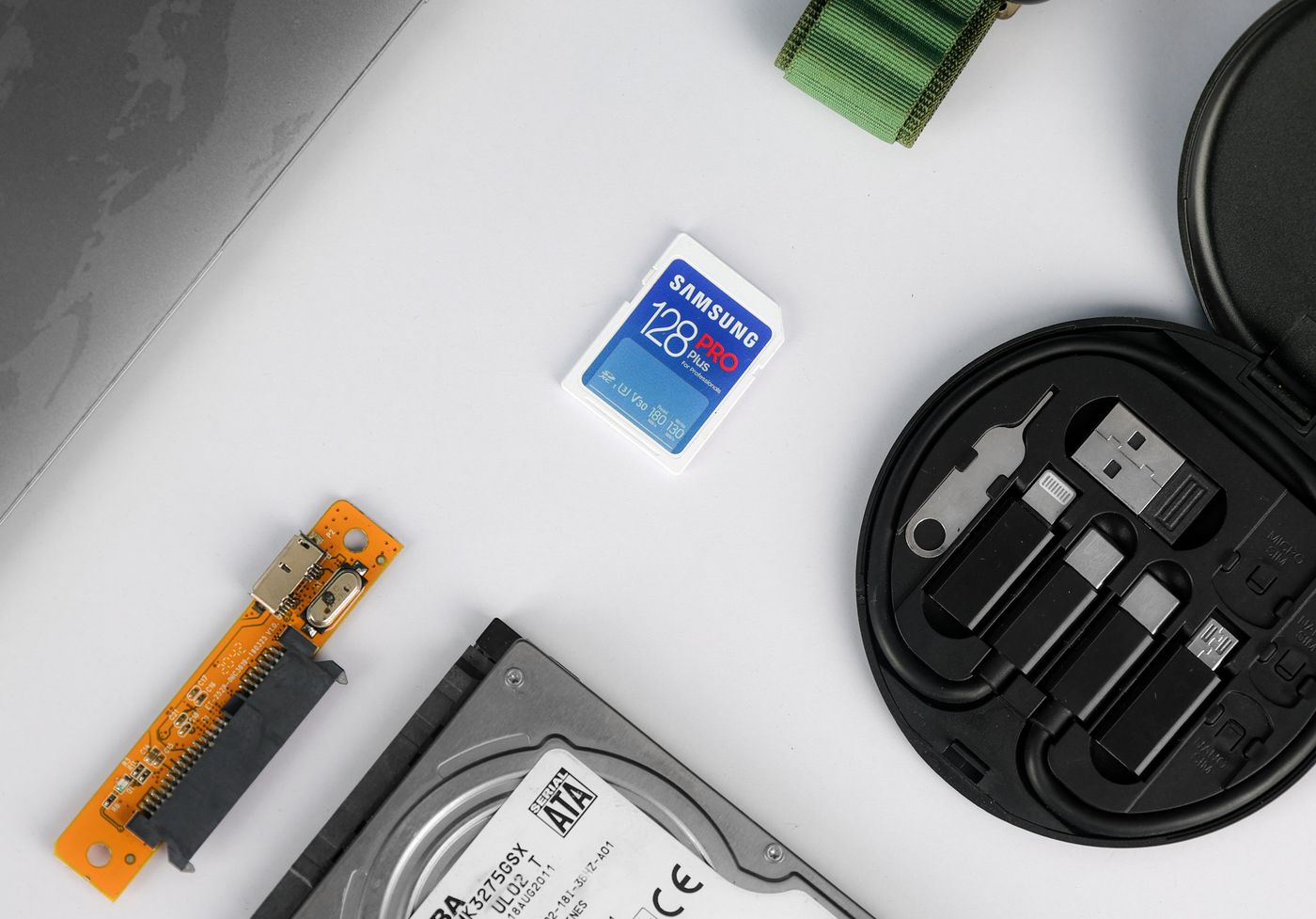 Memory card and storage components